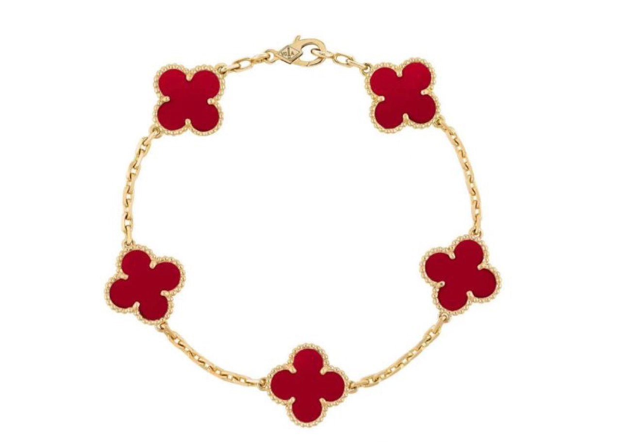 Maroon Clover - Bracelet