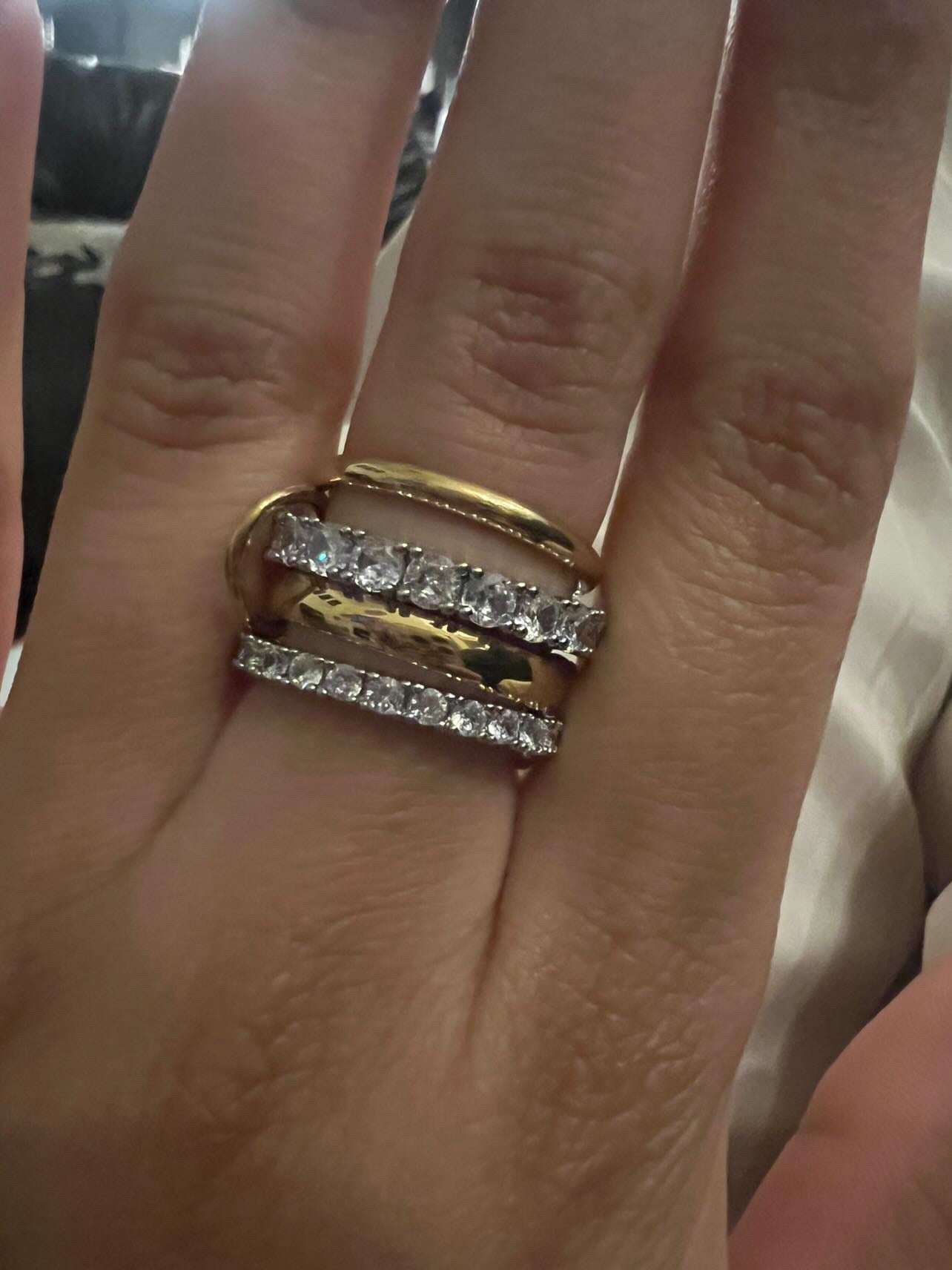 Stacked Ring 2.0- stainless steel