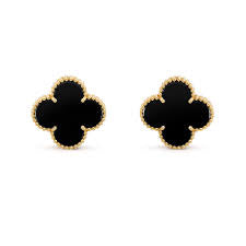 Clover earrings - Black