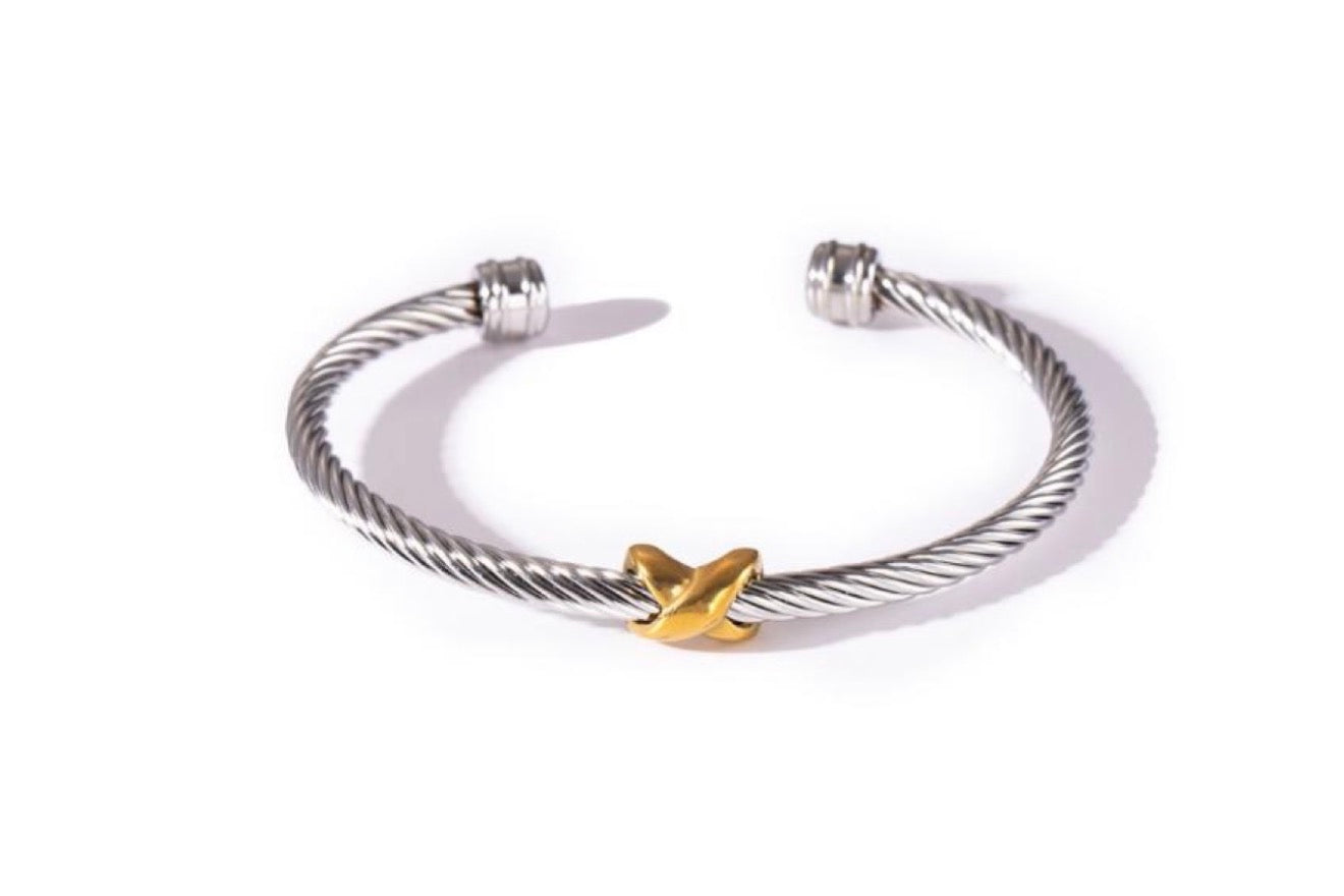 Rope Bracelet - gold X