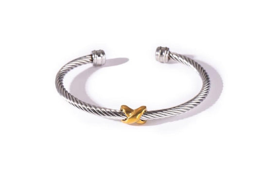 Rope Bracelet - gold X