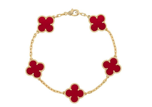 Maroon Clover - Bracelet