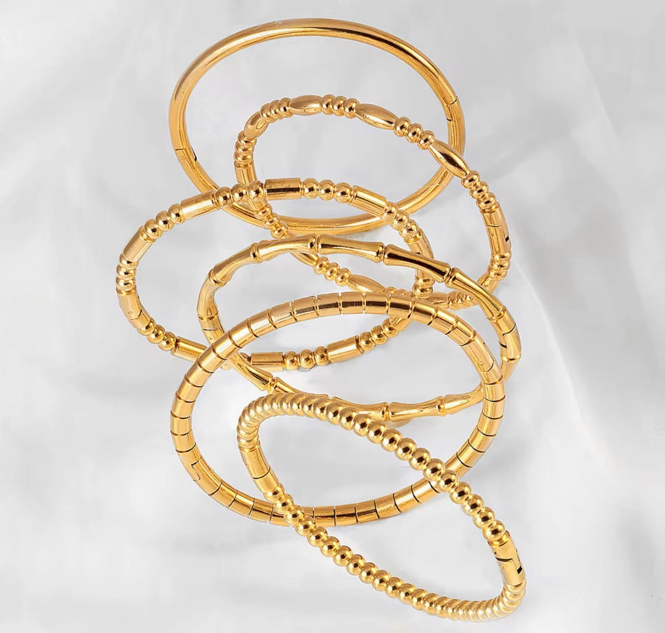 6 Stack Bangles- Set