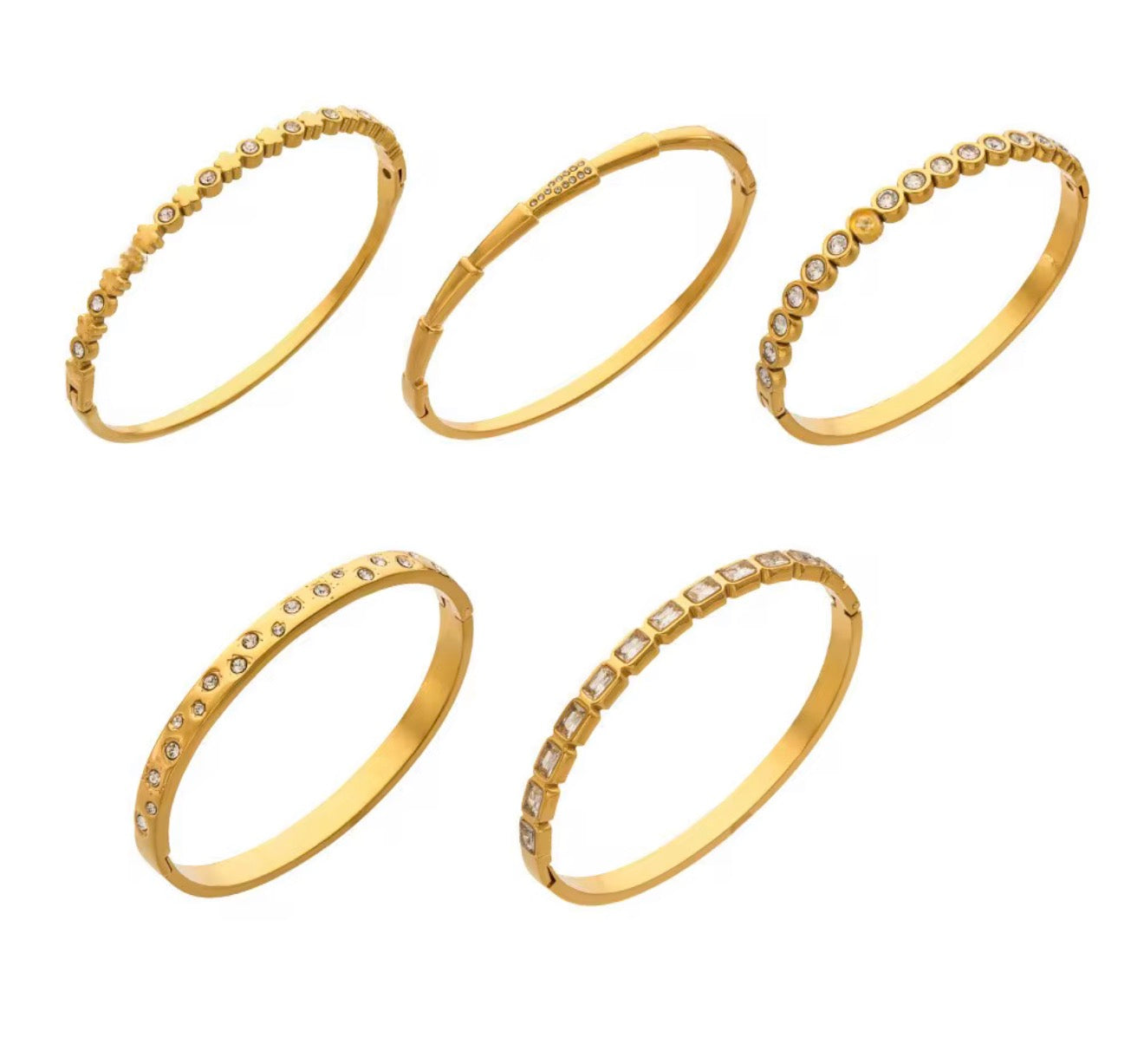 5 Stack Bangles - Set