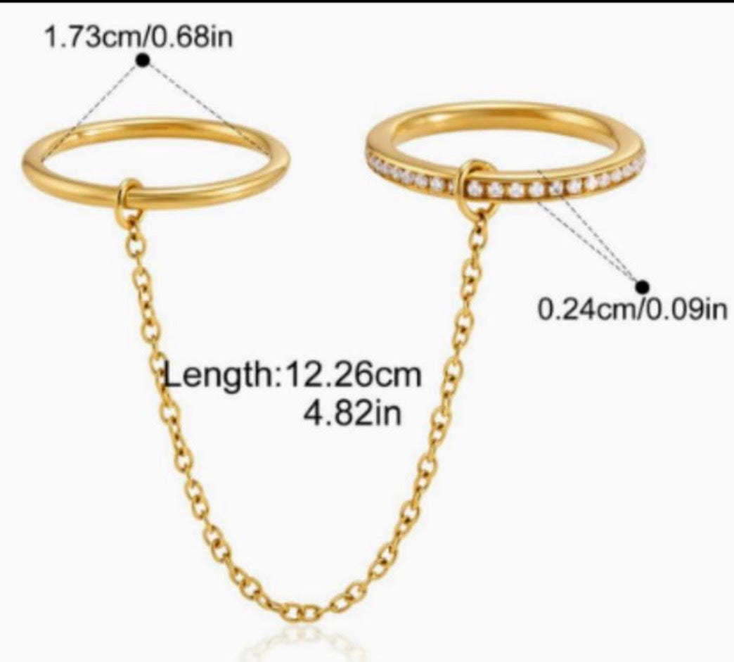 Double Chain Ring-