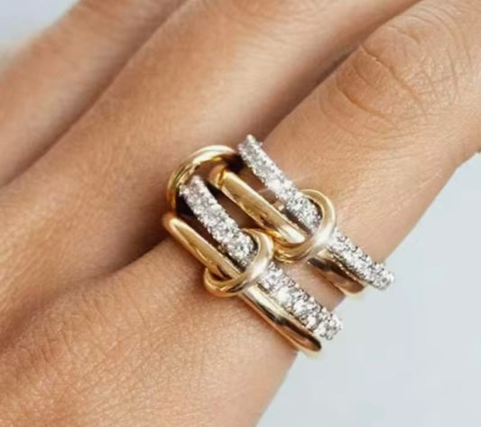 Stacked Ring 2.0- stainless steel