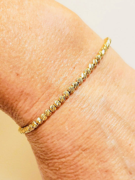 Beaded Arabian 24K - gold bracelet
