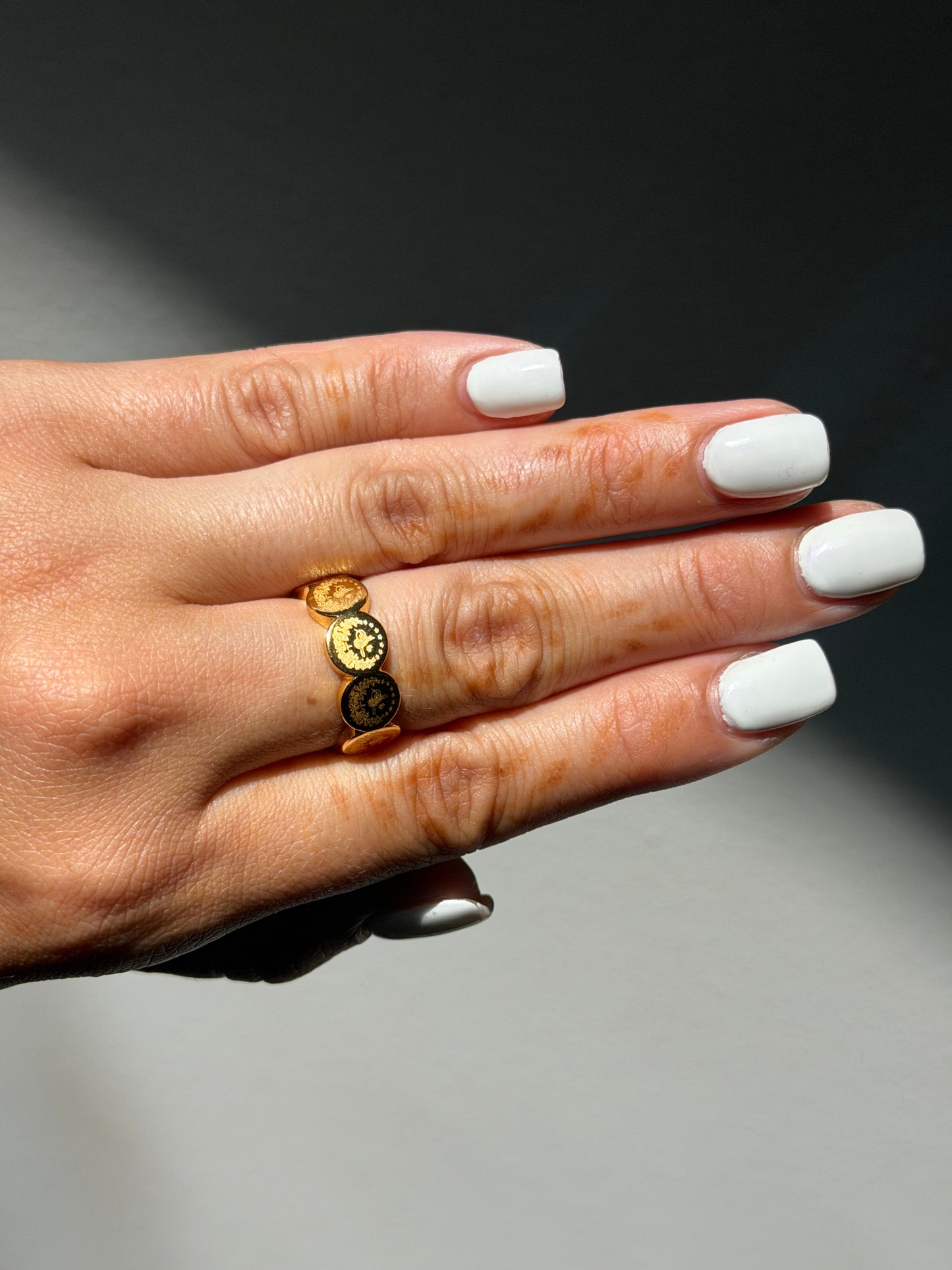 Turkish Coin Band - Ring