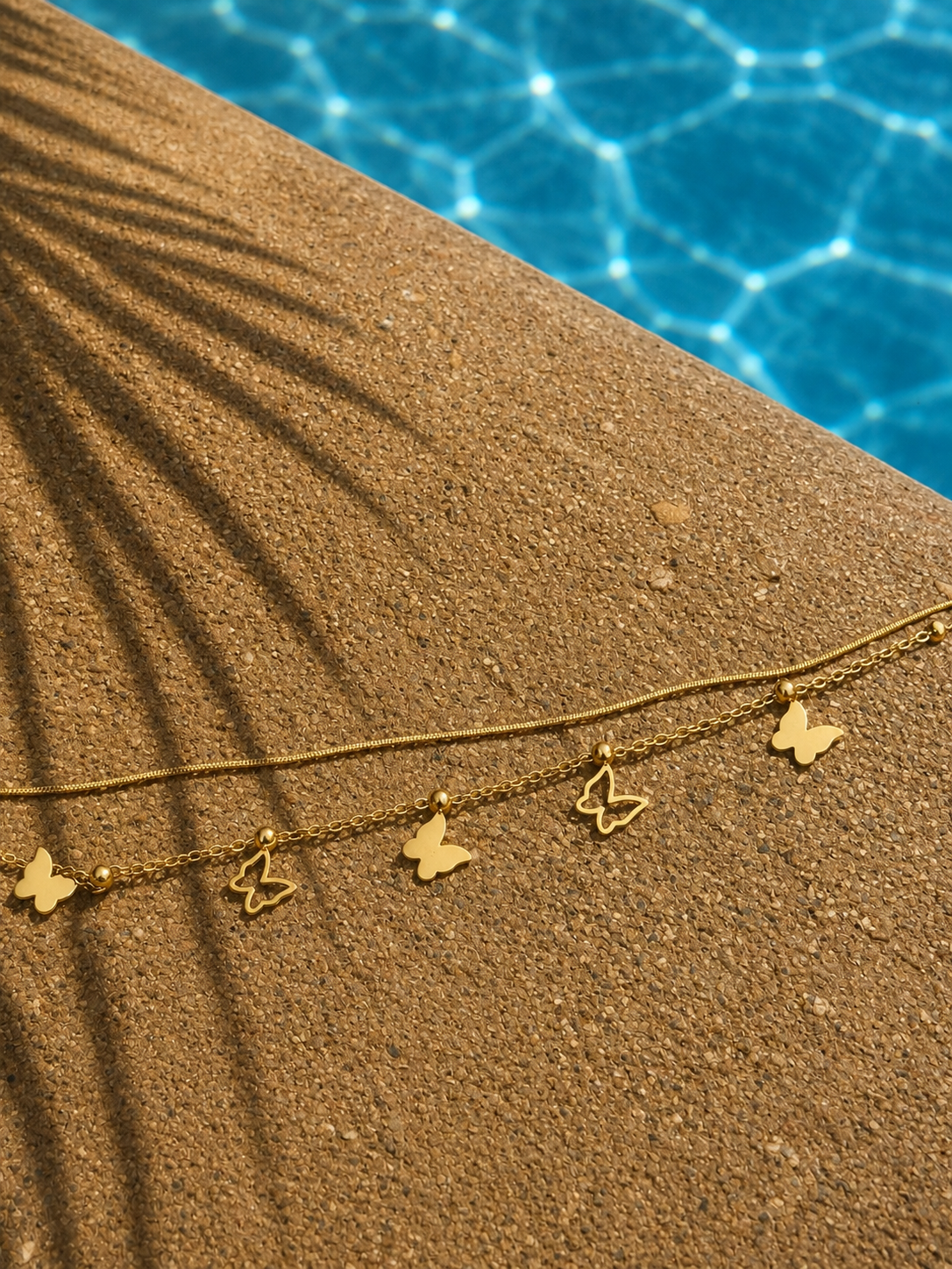 Butterflies Anklet - waterproof