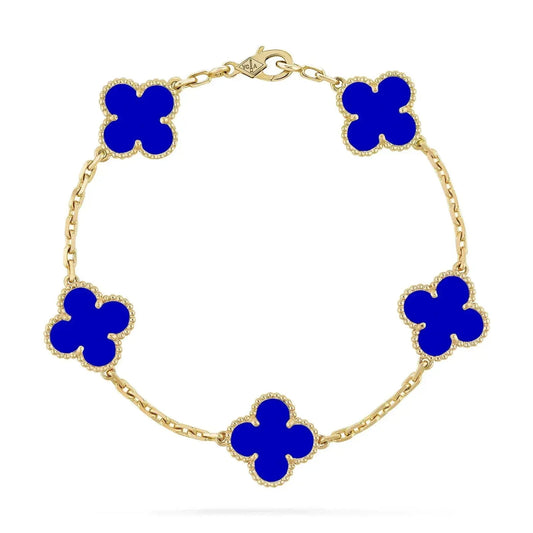 Royal Blue - Clover Bracelet