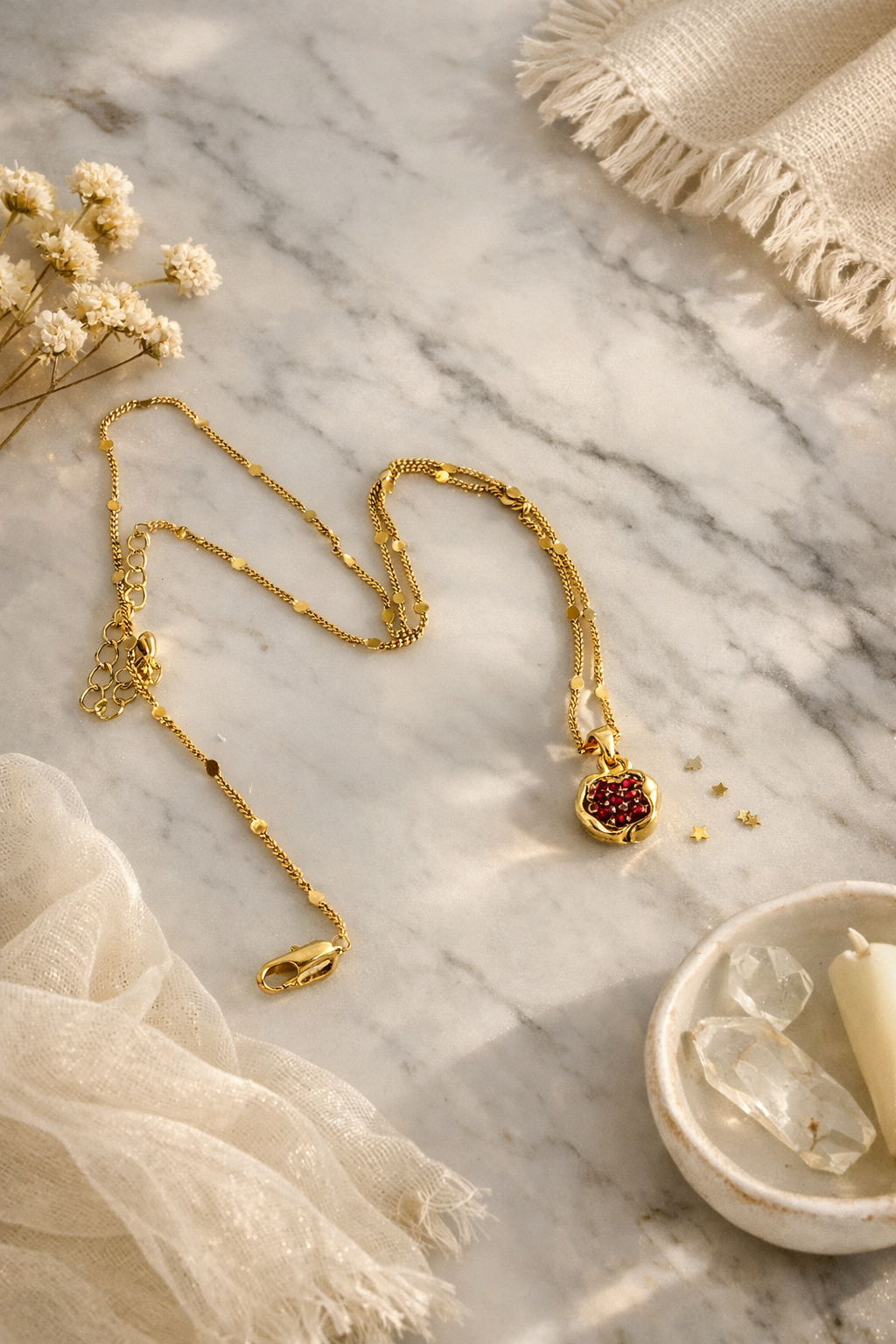 Pomegranate- necklace