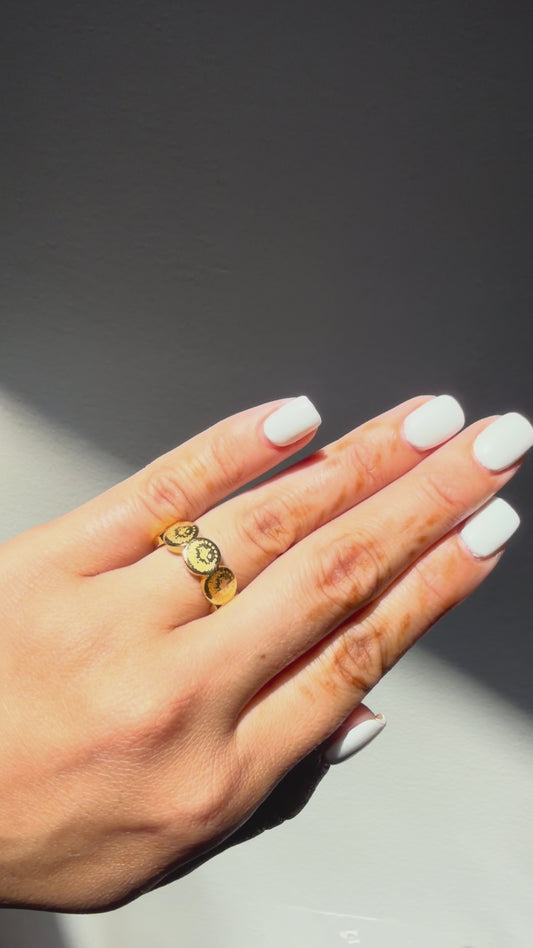 Turkish Coin Band - Ring